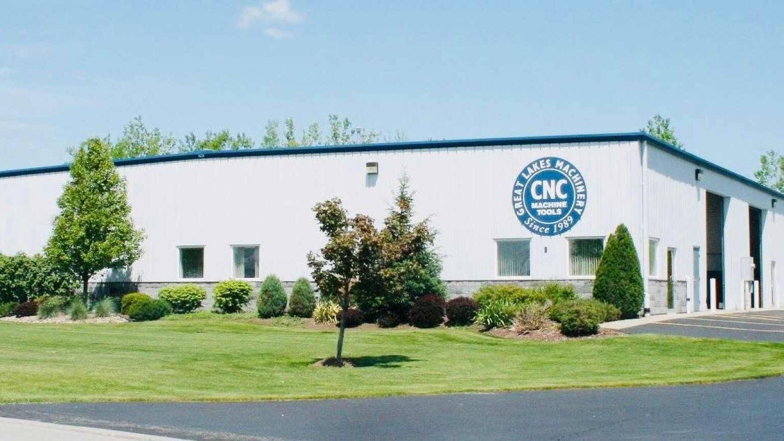 An outside view of a company building.