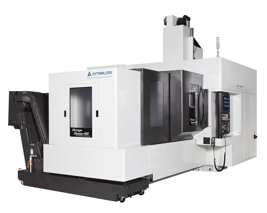 A large white machine in the double column product series.