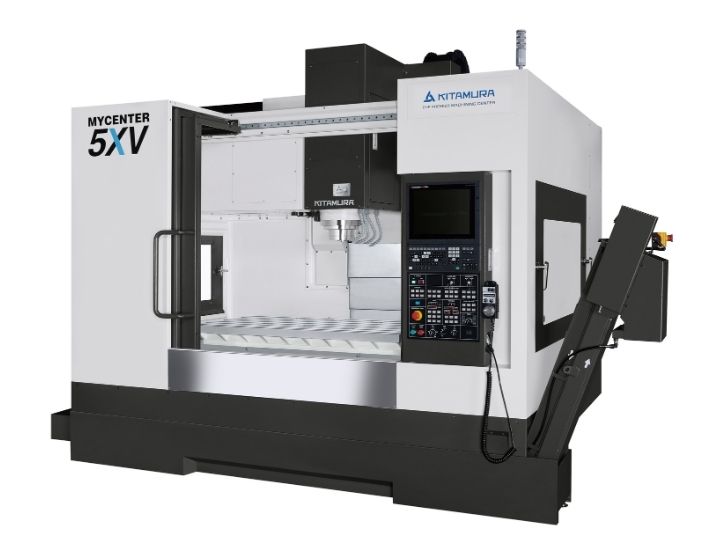 Kitamura Mycenter 5XV CNC machine with a large enclosed workspace and control panel.