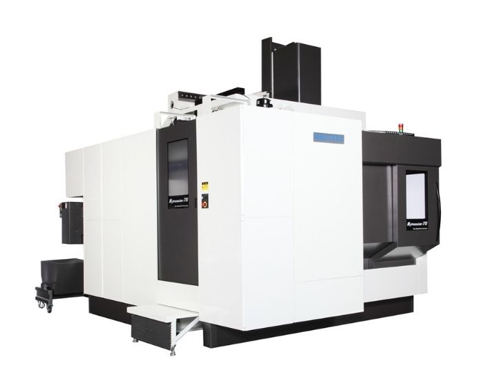 Exterior view of a Kitamura Mytrunnion-7G CNC machine, a high-precision machining center designed for advanced 5-axis manufacturing.