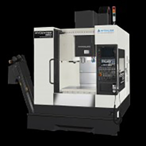 A manufacturing machine with a black background.