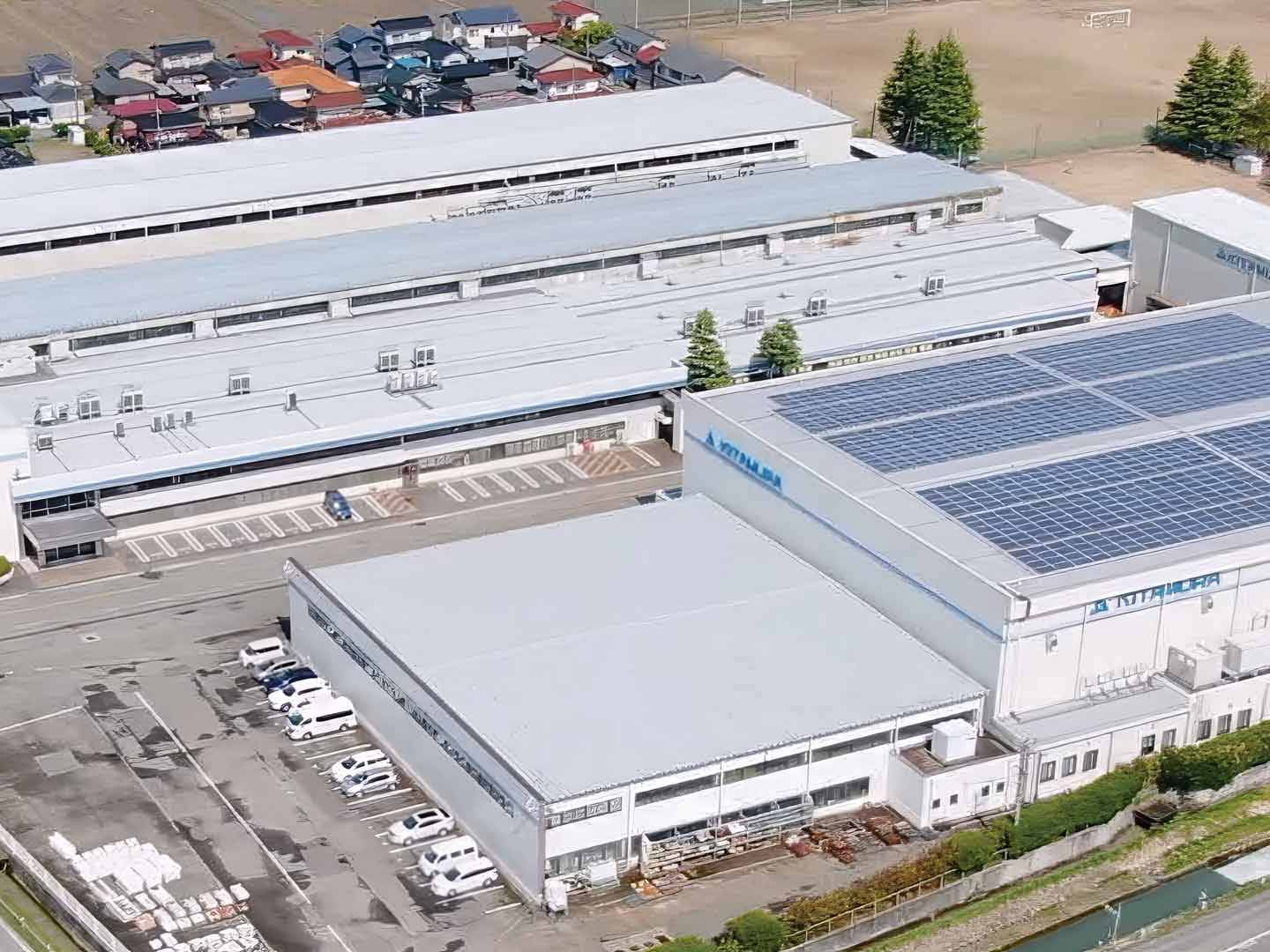 Kitamura factory in Japan, arial view.